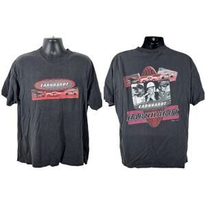 Vintage NASCAR Earnhardt Family Chase Authentics Double Sided Tee Large